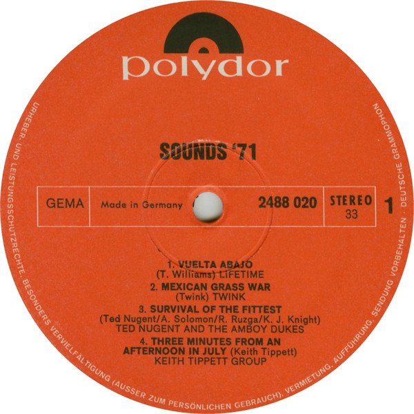 Various - Sounds '71 (2xLP, Comp)