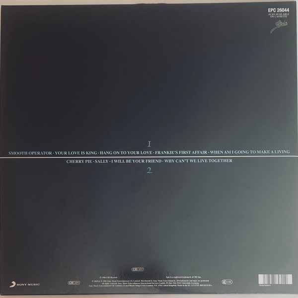 Sade - Diamond Life (LP, Album, RE, RM, Hal)