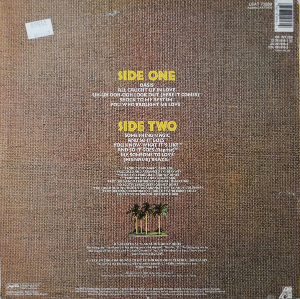 Roberta Flack - Oasis (LP, Album)