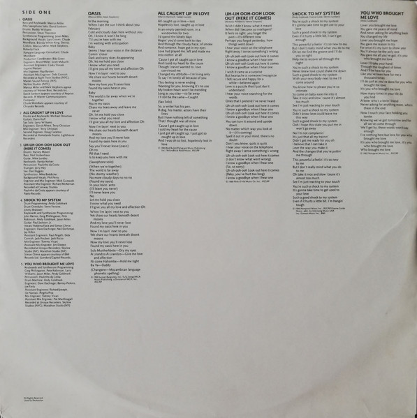 Roberta Flack - Oasis (LP, Album)