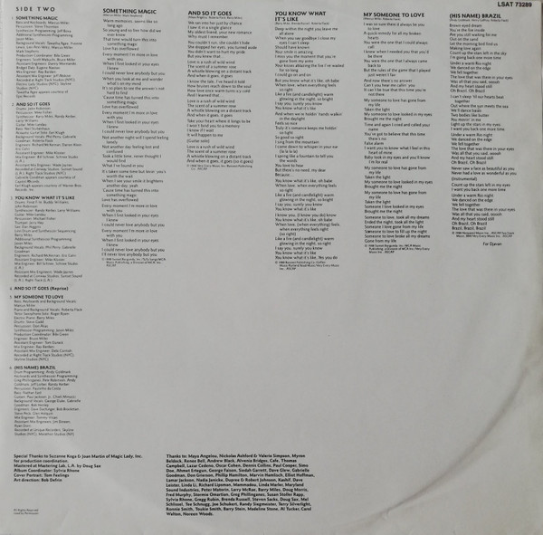 Roberta Flack - Oasis (LP, Album)