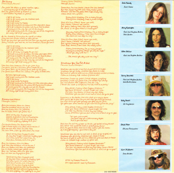 Rossington Collins Band - Anytime, Anyplace, Anywhere (LP, Album,  )