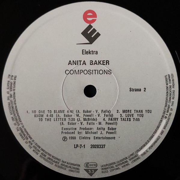 Anita Baker - Compositions (LP, Album)