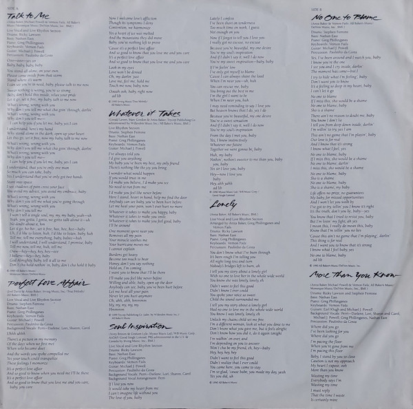 Anita Baker - Compositions (LP, Album)