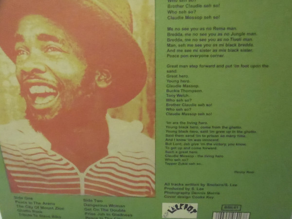 Tapper Zukie - Peace In The Ghetto (LP, Album, RE)