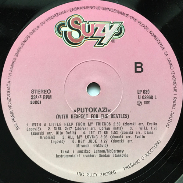 Putokazi - With Respect For The Beatles (LP, Album)