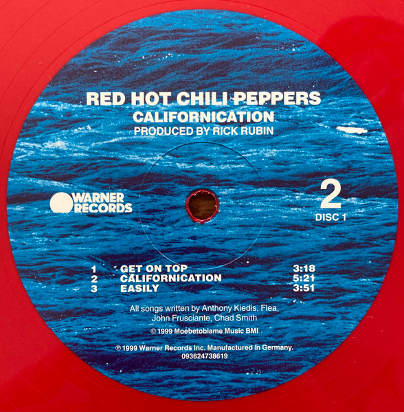 Red Hot Chili Peppers - Californication (LP, Red + LP, Blu + Album, Ltd, RE, RP, 25t)