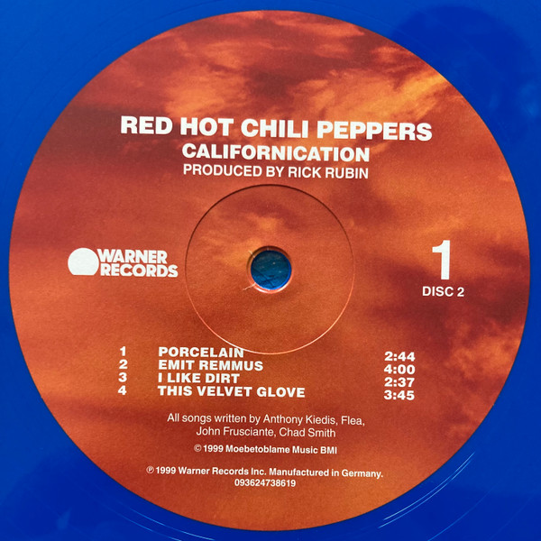 Red Hot Chili Peppers - Californication (LP, Red + LP, Blu + Album, Ltd, RE, RP, 25t)