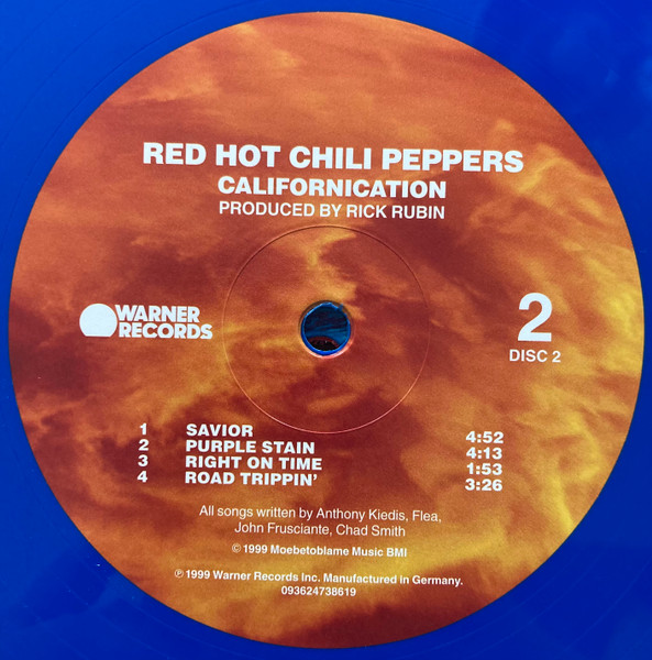 Red Hot Chili Peppers - Californication (LP, Red + LP, Blu + Album, Ltd, RE, RP, 25t)