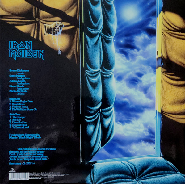 Iron Maiden - Piece Of Mind (LP, Album, RE, RM)