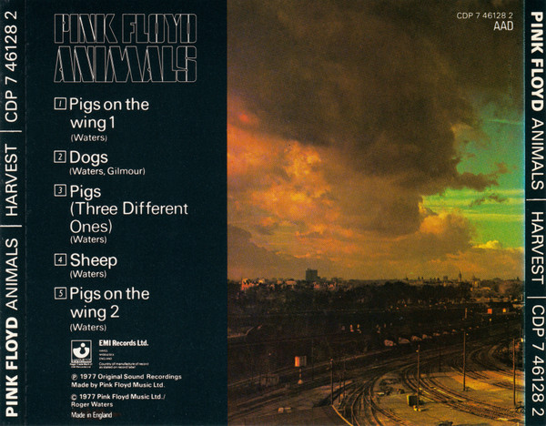 Pink Floyd - Animals (CD, Album, RE)
