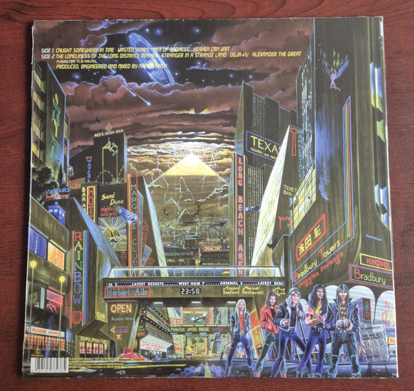 Iron Maiden - Somewhere in Time  (LP, Album, RE, RM)