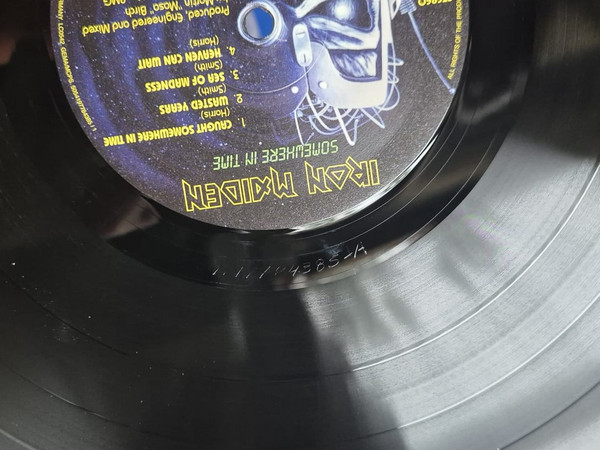 Iron Maiden - Somewhere in Time  (LP, Album, RE, RM)