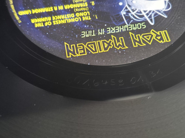 Iron Maiden - Somewhere in Time  (LP, Album, RE, RM)