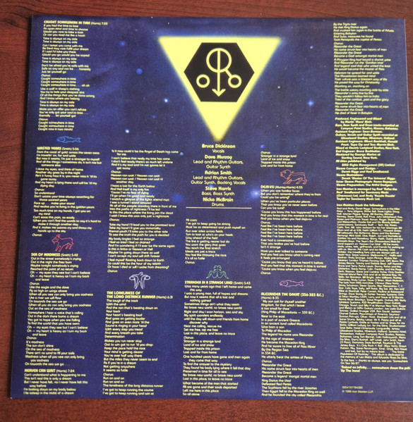 Iron Maiden - Somewhere in Time  (LP, Album, RE, RM)
