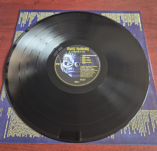 Iron Maiden - Somewhere in Time  (LP, Album, RE, RM)