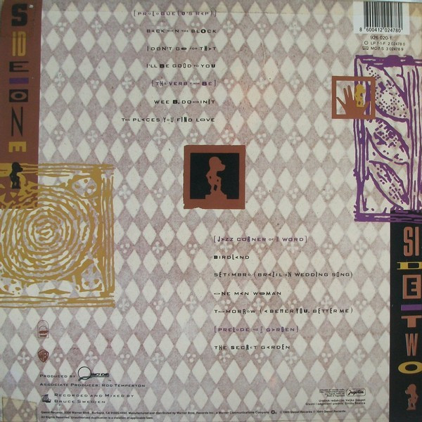 Quincy Jones - Back On The Block (LP, Album)