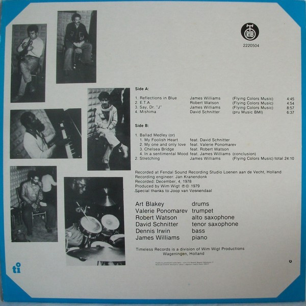 Art Blakey And The Jazzmessengers III* - Reflections In Blue (LP, Album)