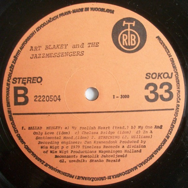 Art Blakey And The Jazzmessengers III* - Reflections In Blue (LP, Album)