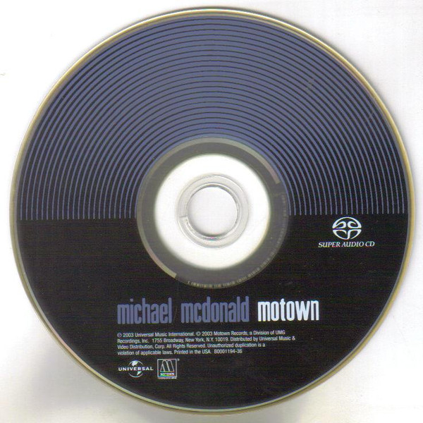 Michael McDonald - Motown (SACD, Hybrid, Multichannel, Album)