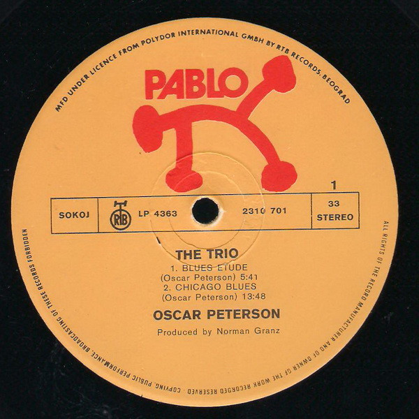 The Oscar Peterson Trio - The Trio (LP, Album)