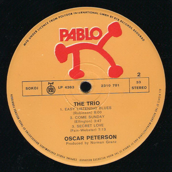 The Oscar Peterson Trio - The Trio (LP, Album)