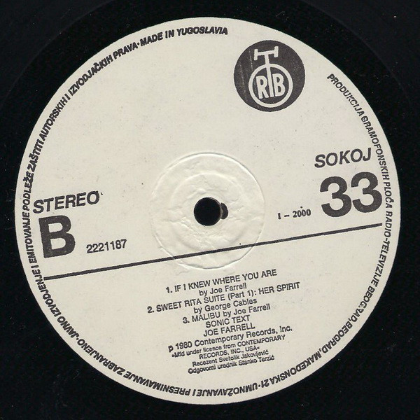 Joe Farrell - Sonic Text (LP, Album)