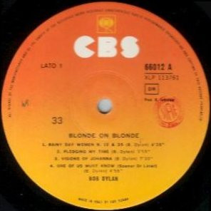 Bob Dylan - Blonde On Blonde (2xLP, Album, Mono, RP)