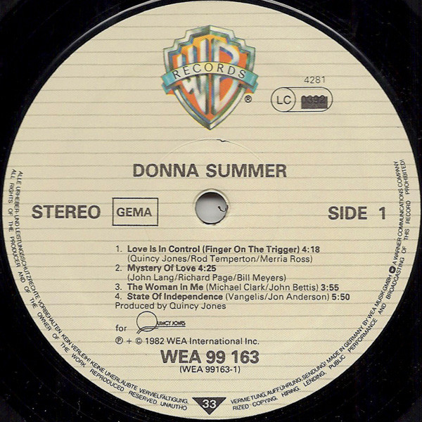 Donna Summer - Donna Summer (LP, Album)