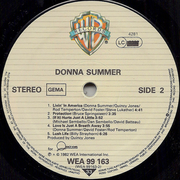Donna Summer - Donna Summer (LP, Album)