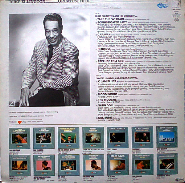 Duke Ellington - Greatest Hits (LP, Comp, Mono)