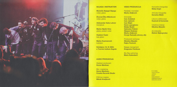 Bajaga I Instruktori - 40 Godina Pozitivne Geografije - Live @ Tvornica Kulture (CD, Album + Blu-ray, Album, Multichannel)