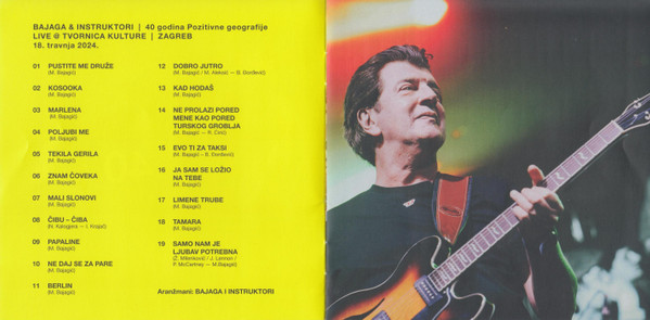 Bajaga I Instruktori - 40 Godina Pozitivne Geografije - Live @ Tvornica Kulture (CD, Album + Blu-ray, Album, Multichannel)