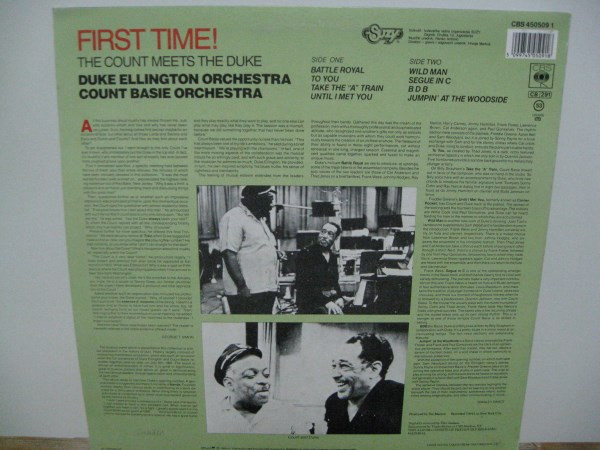 Duke Ellington And Count Basie - First Time! The Count Meets The Duke (LP, Album, RE, RM)