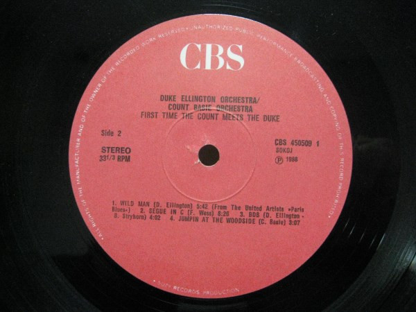 Duke Ellington And Count Basie - First Time! The Count Meets The Duke (LP, Album, RE, RM)