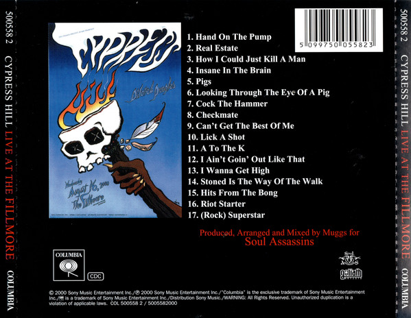 Cypress Hill - Live At The Fillmore (CD, Album)