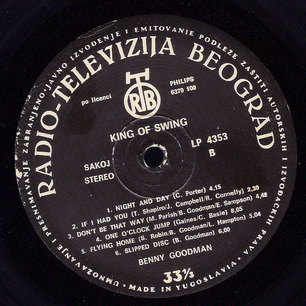 Benny Goodman - King Of Swing (LP)
