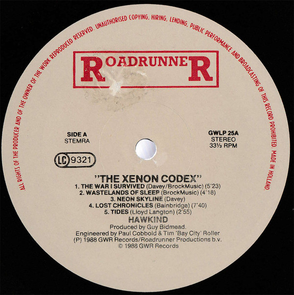 Hawkwind - The Xenon Codex (LP, Album)