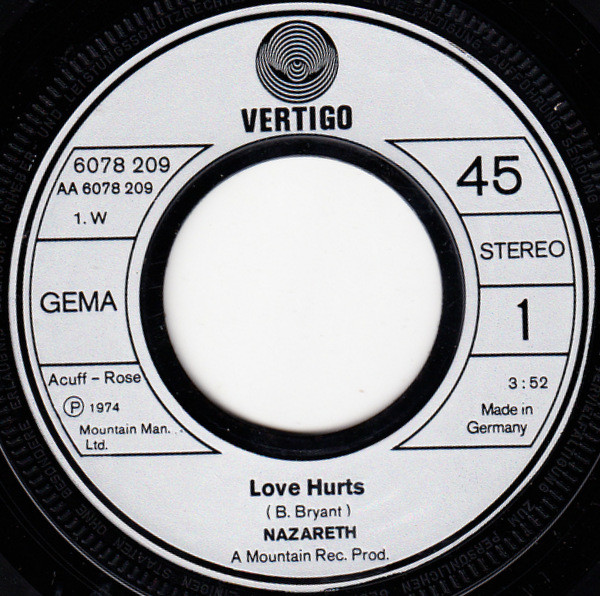 Nazareth (2) - Love Hurts (7