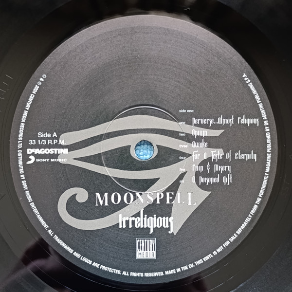 Moonspell - Irreligious (LP, Album, RE, RM, 180)