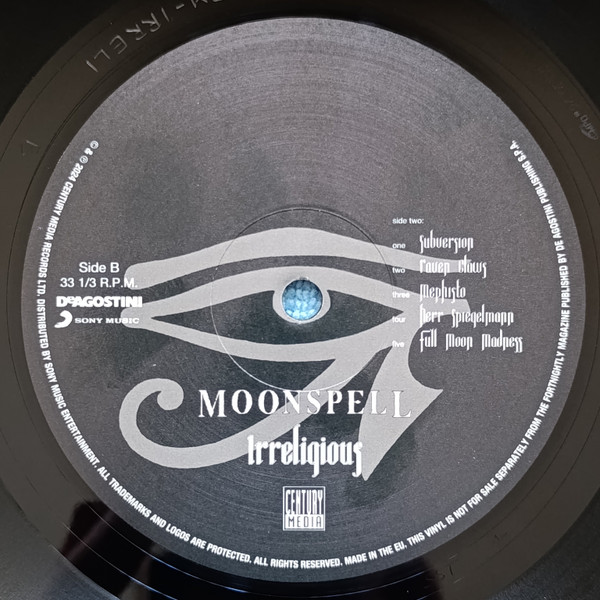 Moonspell - Irreligious (LP, Album, RE, RM, 180)