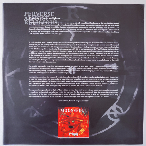 Moonspell - Irreligious (LP, Album, RE, RM, 180)