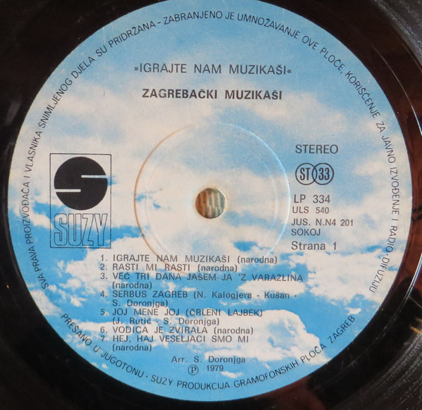 Zagrebački Muzikaši - Igrajte Nam Muzikaši (LP, Album)