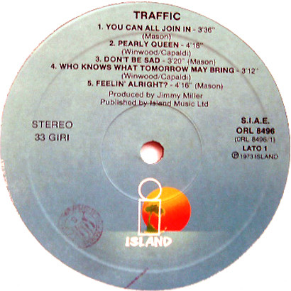 Traffic - Traffic (LP, Album, RE)