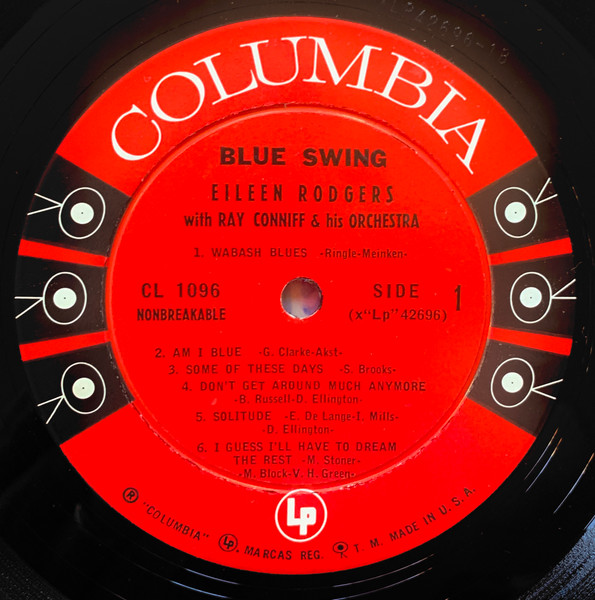 Eileen Rodgers - Blue Swing (LP, Album, Mono)