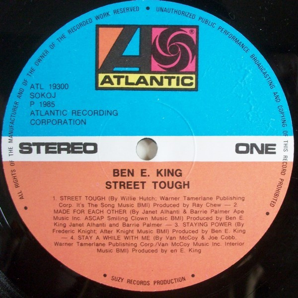 Ben E. King - Street Tough (LP, Album)