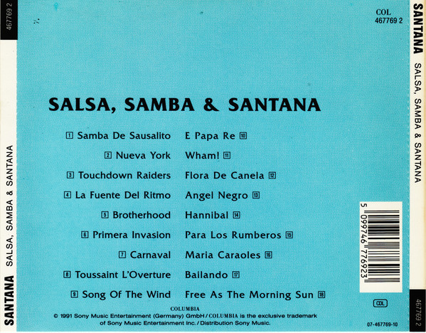 Santana - Salsa, Samba & Santana (CD, Album, Comp)