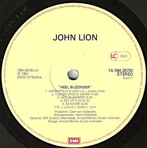 Johnny Lion - Heel Bijzonder (LP, Album)