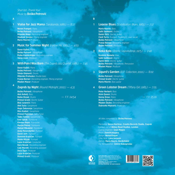 Boško Petrović - Shut Up!...Thank You! (LP, Comp)