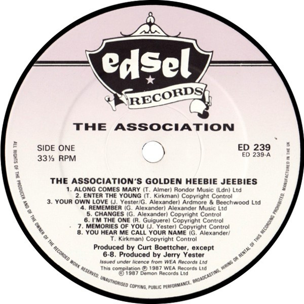 The Association (2) - The Association's Golden Heebie-Jeebies (LP, Comp)